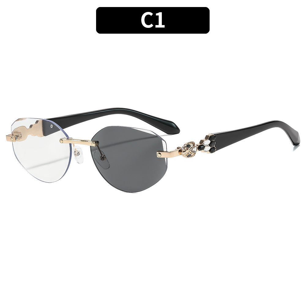 Avant-Garde Halbmond Sonnenbrille