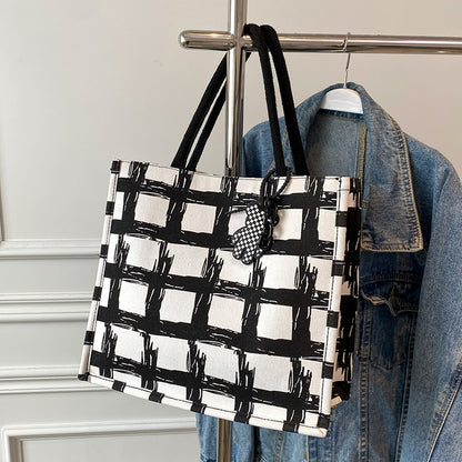 Stylische Canvas-Shopper Tasche