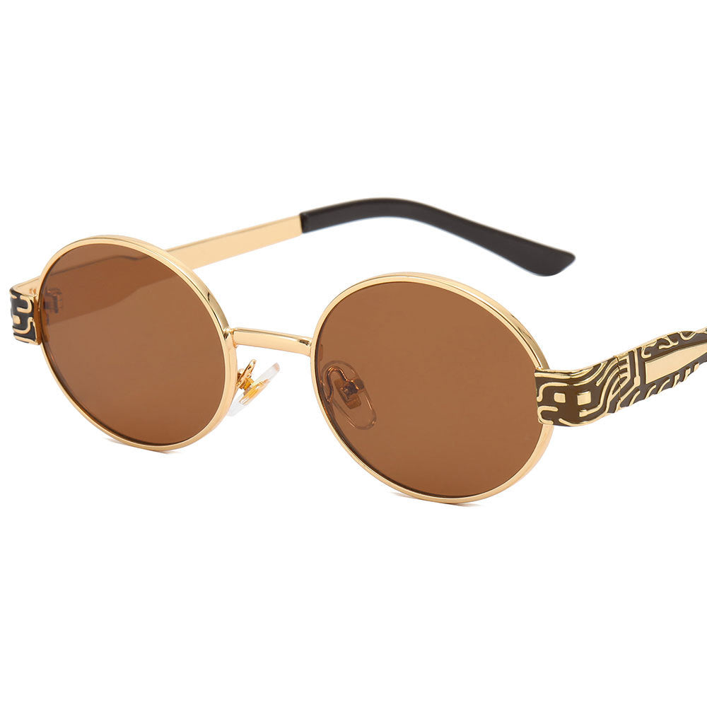 Damen stylische Sonnenbrille mit einzigartigen Verzierungen Brehn