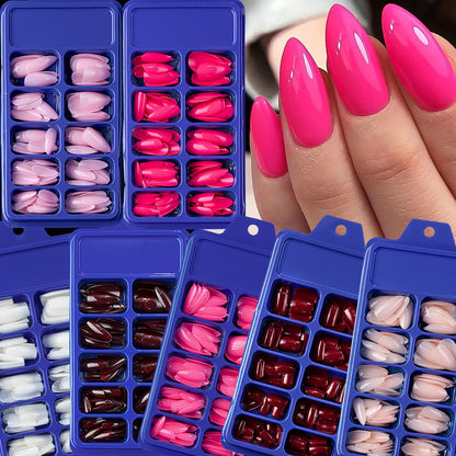 Vollabdeckende Nagelspitzen Set