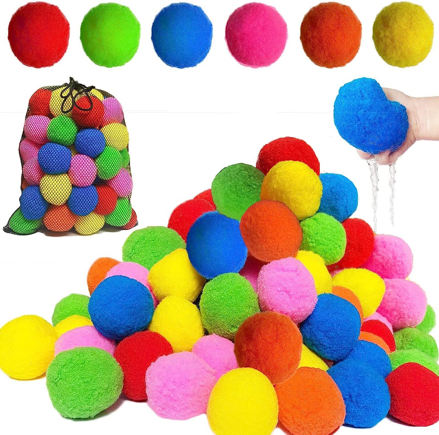 Unisex Wasserfeste Spielzeug-Pompoms Brehn
