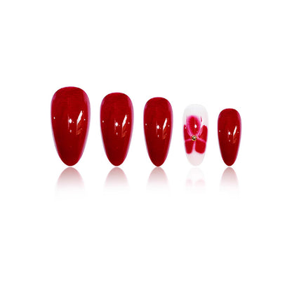 Elegante florale Press-On-Nagelkunstverlängerungen Brehn 1787913949