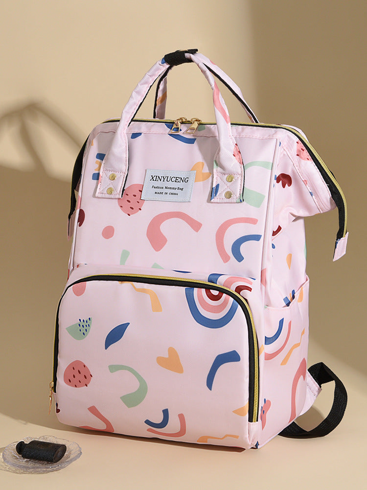Trendiger Tierdruck Wickelrucksack Brehn
