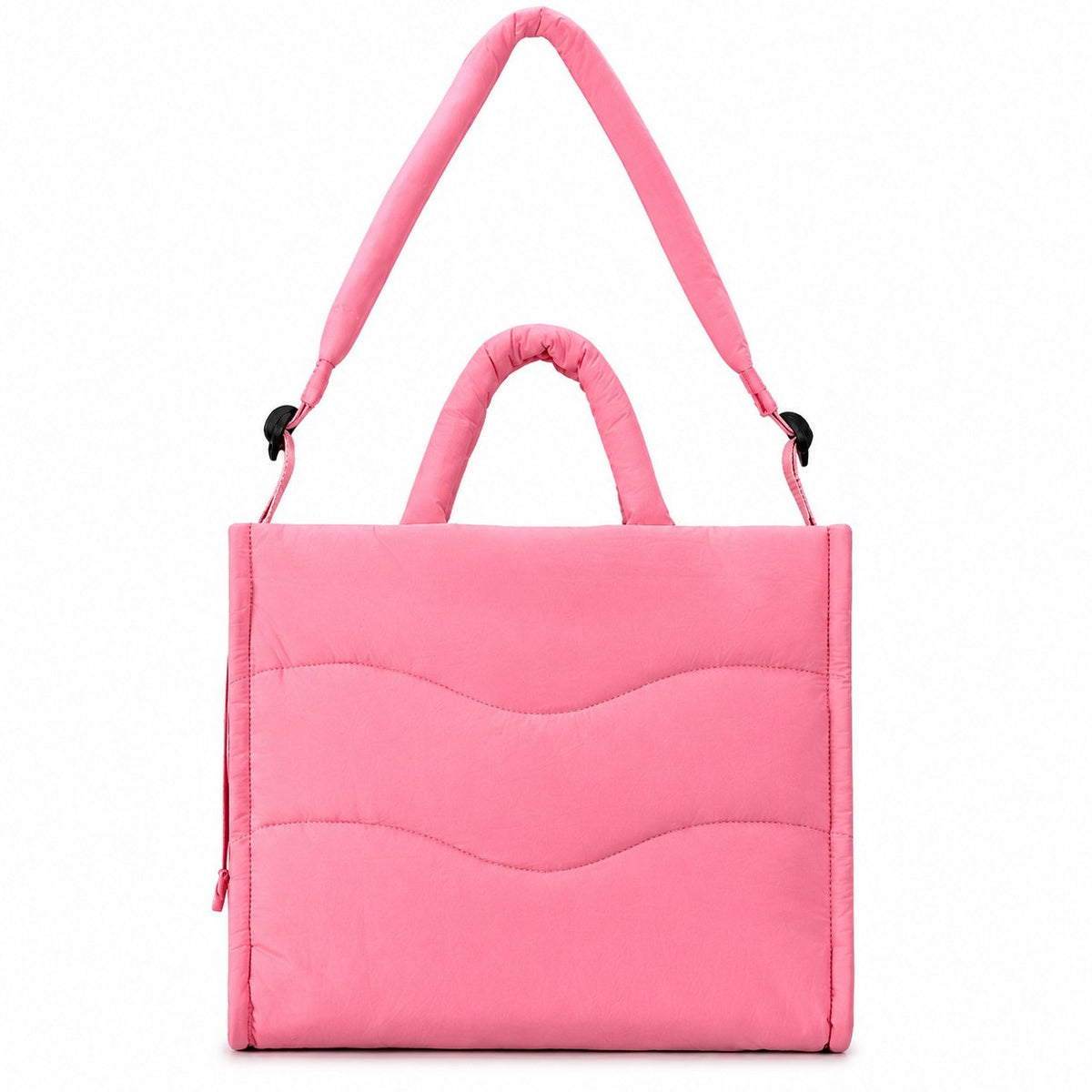 Strukturiert gestepptes Tote Bag