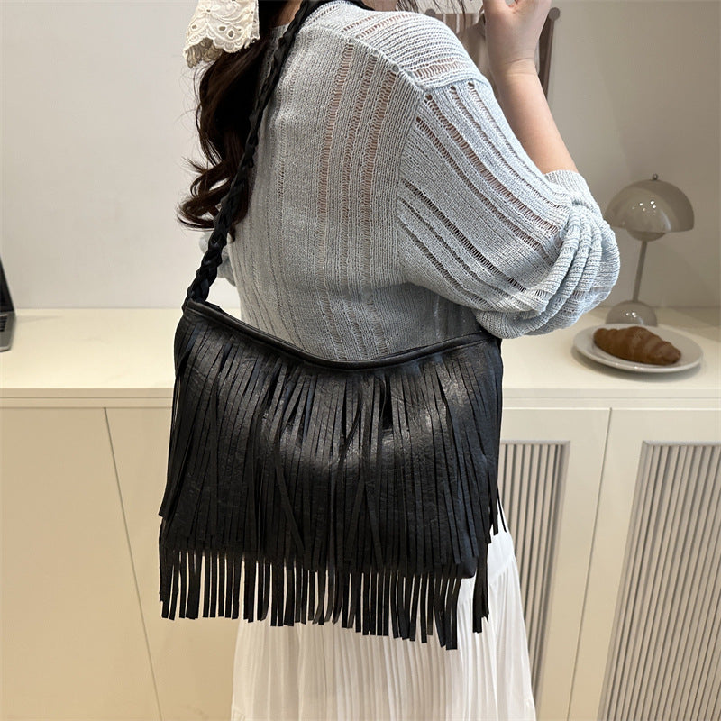 Bohemian Fransen Schultertasche Brehn