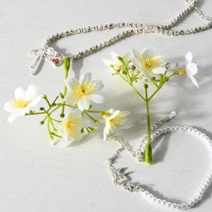 Florale Haaraccessoire Brosche