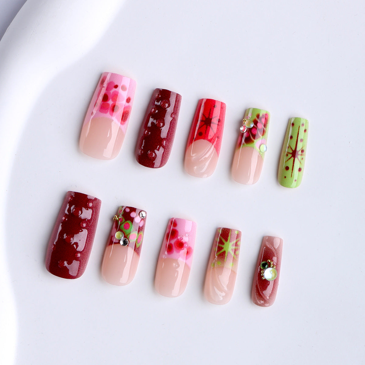 Künstliche Fingernägel mit Originellen Designs Brehn