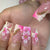 Künstlerisches Florales Nageldesign Set Brehn