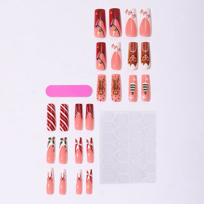 Kunstnagelset mit festlichem Weihnachtsdesign Brehn 1789118905