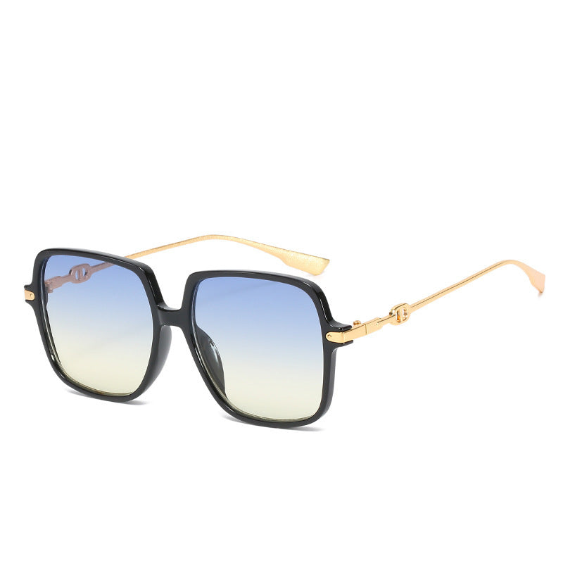 Oversized Chic Quadratrahmen Sonnenbrille Brehn
