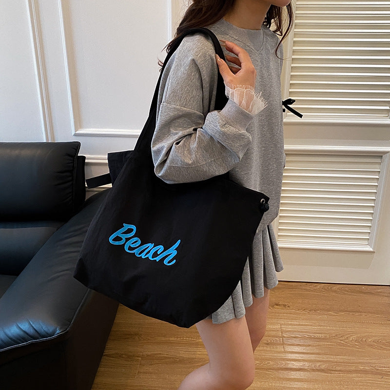 Geräumige Canvas-Shopper-Tasche Brehn