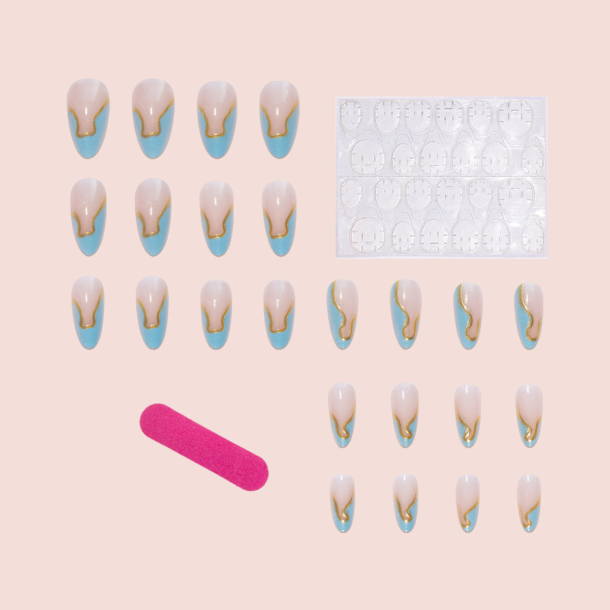 Elegante Kunstnagelspitzen mit stilvollem Design Brehn
