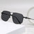 Damen stylische oversized Sonnenbrille mit diamantförmigem Rahmen Brehn
