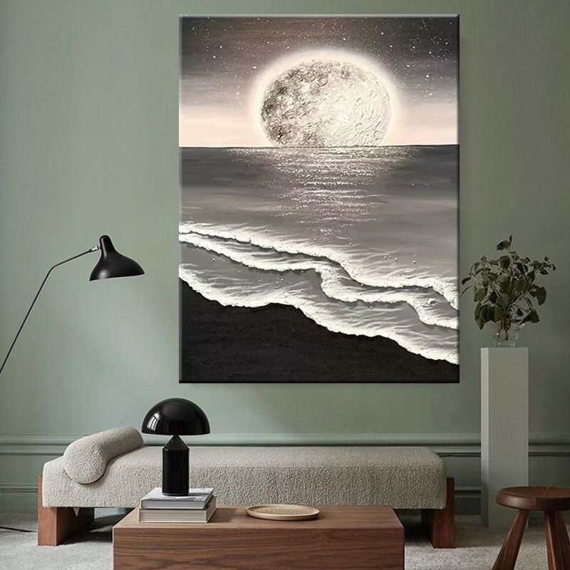 Mondlicht Seelandschaft Leinwandkunst