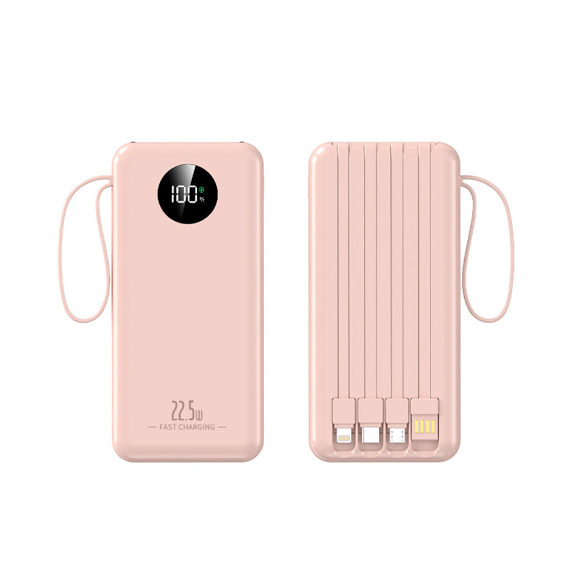 Tragbare Powerbank mit Integrierter Schnellladefunktion und Digitaler Ladeanzeige Brehn