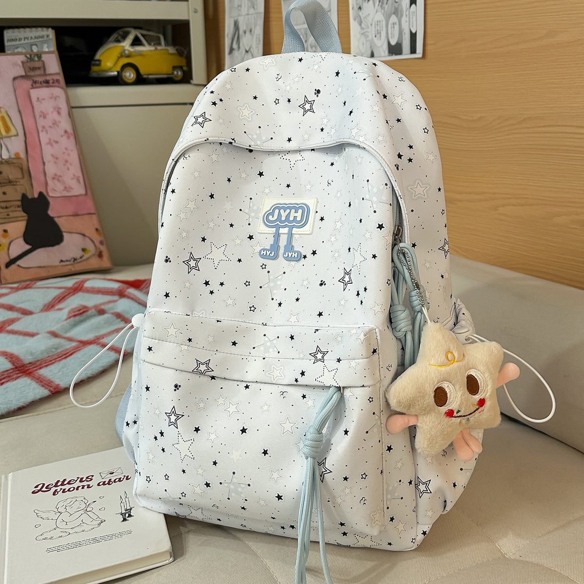 Stylische Stern-Print Rucksack Brehn 1791205440