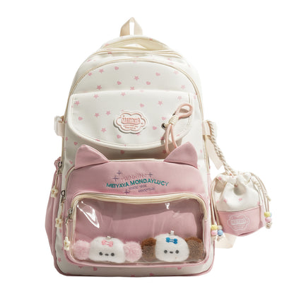 Stylische Wasserfeste Sternmuster Rucksack Brehn