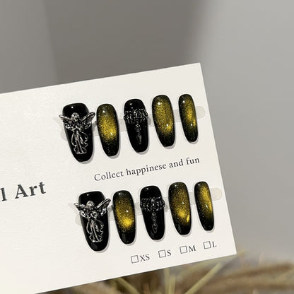 Gothic Fantasy Press-On Nail Art Set