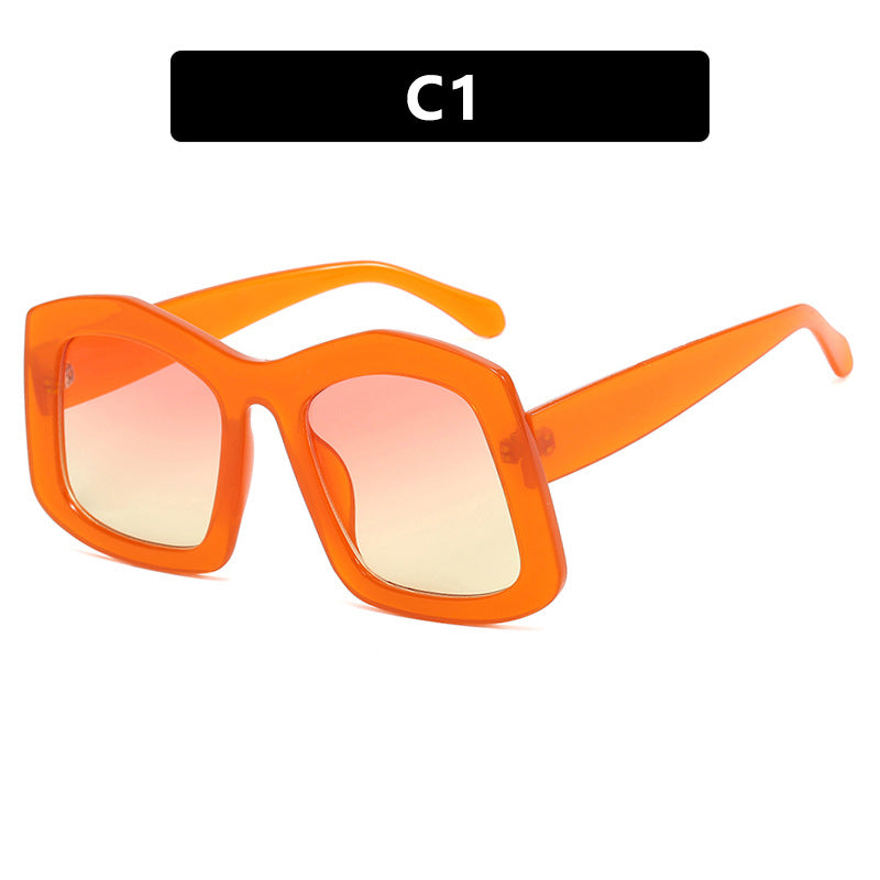 Damen große Sonnenbrille mit modischem Design und UV-Schutz Brehn