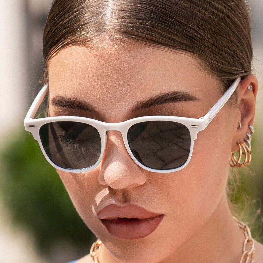 Damen trendige Transparente Sonnenbrille Brehn