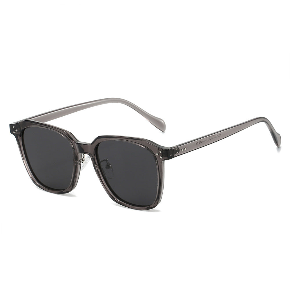 Damen quadratische Sonnenbrille mit modernem Materialmix Brehn