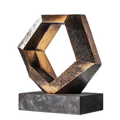 Abstrakte dekorative Metallsäule