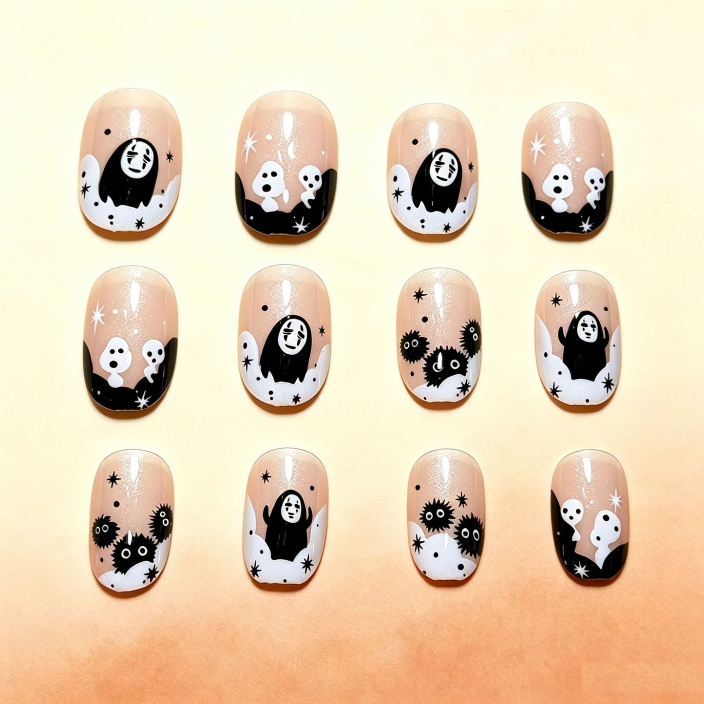 Halloween-Themed Fun Press-On Nail Art Brehn