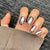 Metallic Glänzendes Press-On Nagelset Brehn