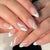 Elegantes Stiletto-Nagelkunst-Set mit Glitzerakzenten Brehn
