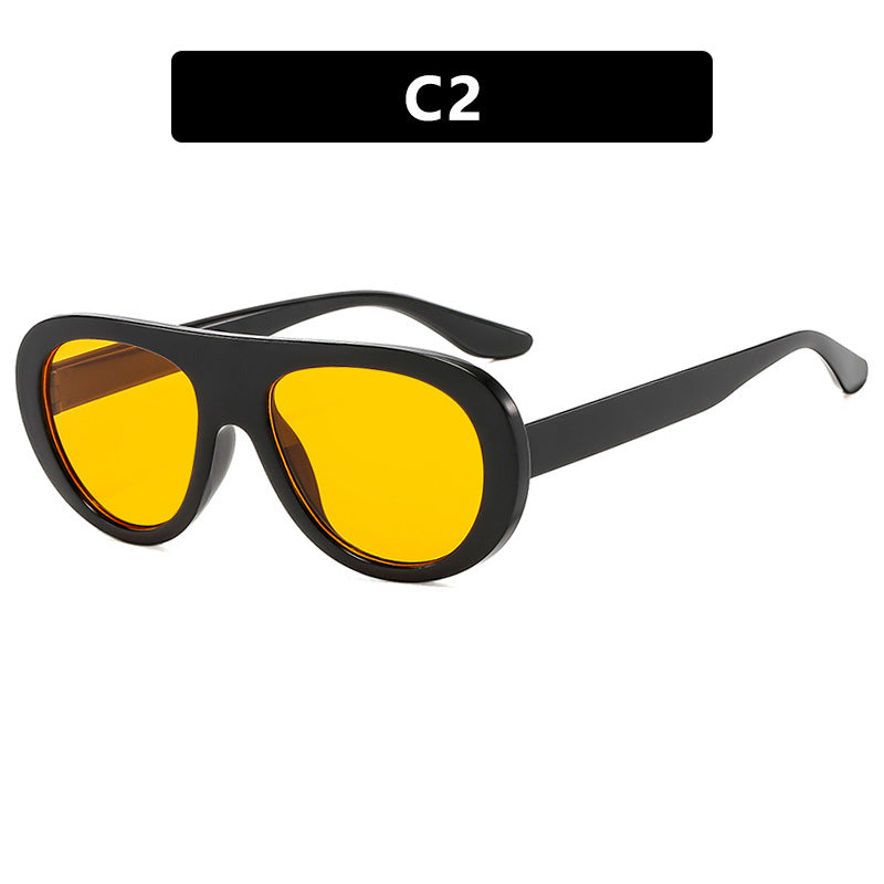 Damen modische oversized Sonnenbrille mit schützendem UV-Filter Brehn