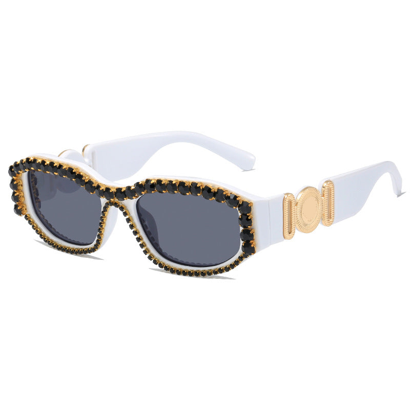 Damen Glamouröse Sonnenbrille mit funkelnden Akzenten Brehn