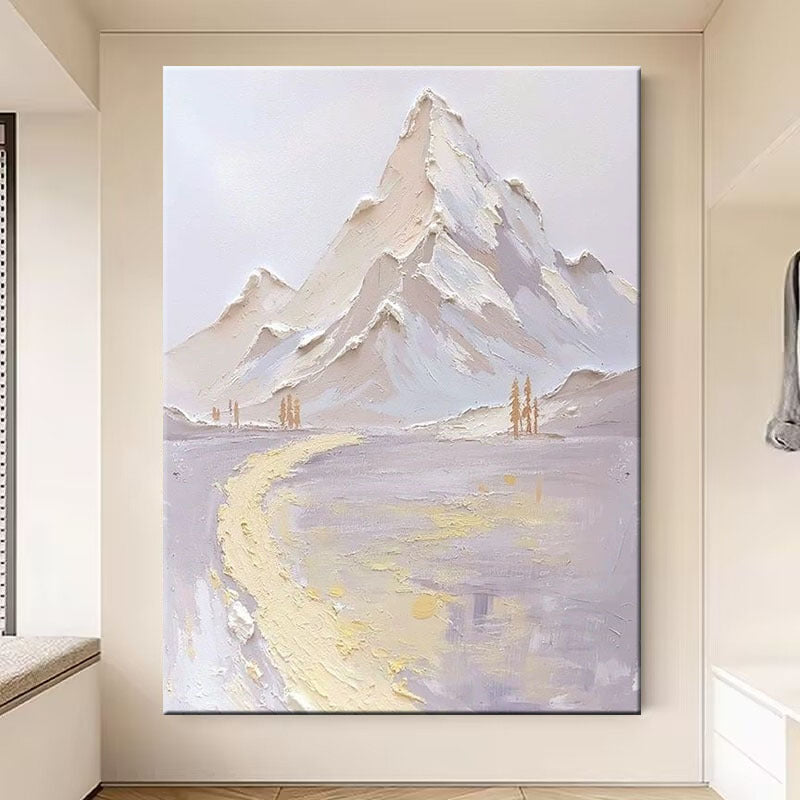 Abstrakte Berglandschaft Leinwandkunst