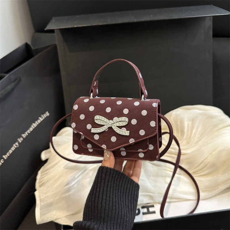 WoElegant Polka Dot Handtasche Brehn