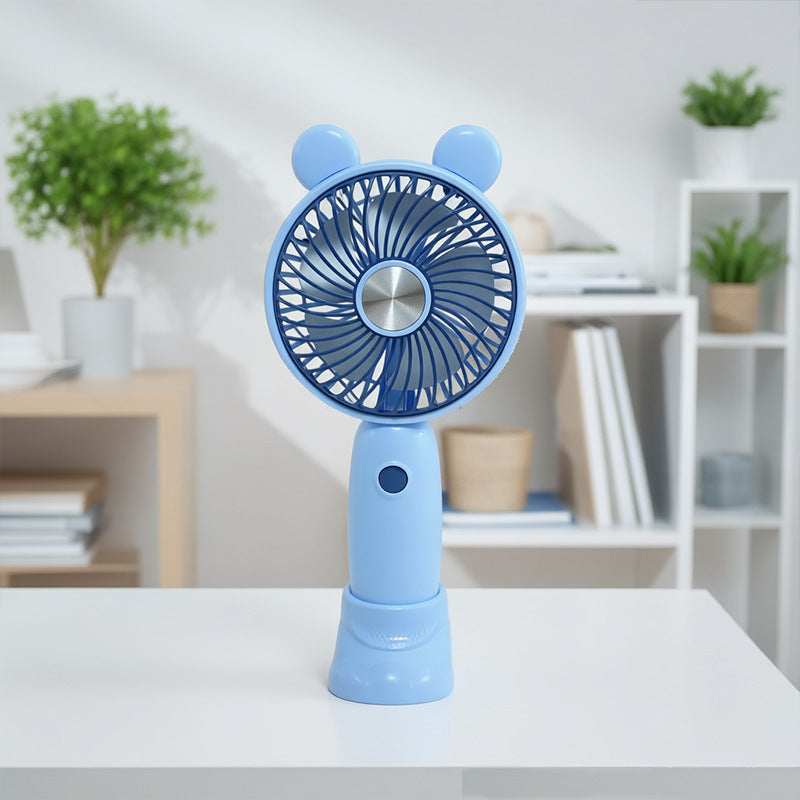 Damen Tragbarer Mini-Lüfter mit süßem Tierdesign Brehn