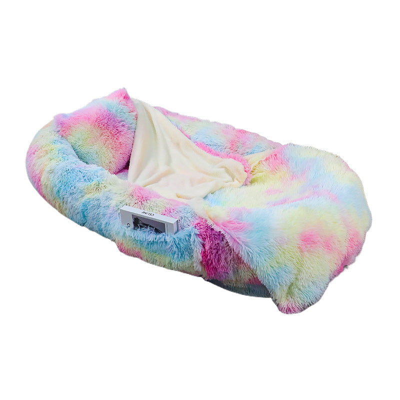 Plüsch Kuschelhundebett