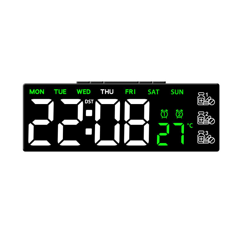 Digitaler Multifunktionswecker mit Wetterstation und Alarmfunktionen Brehn