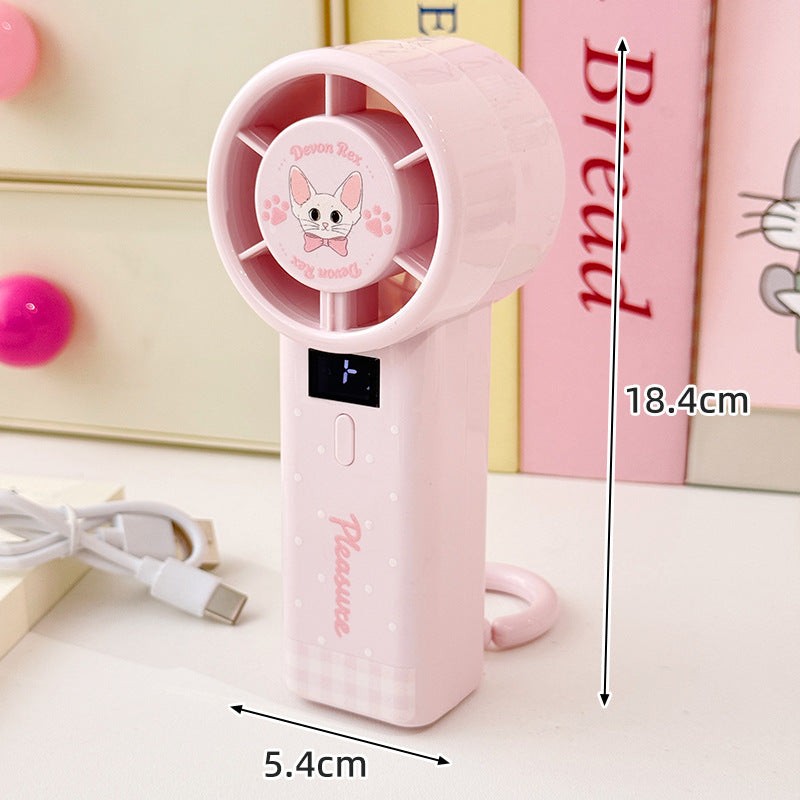 Tragbarer Digitalanzeige Mini Ventilator Brehn