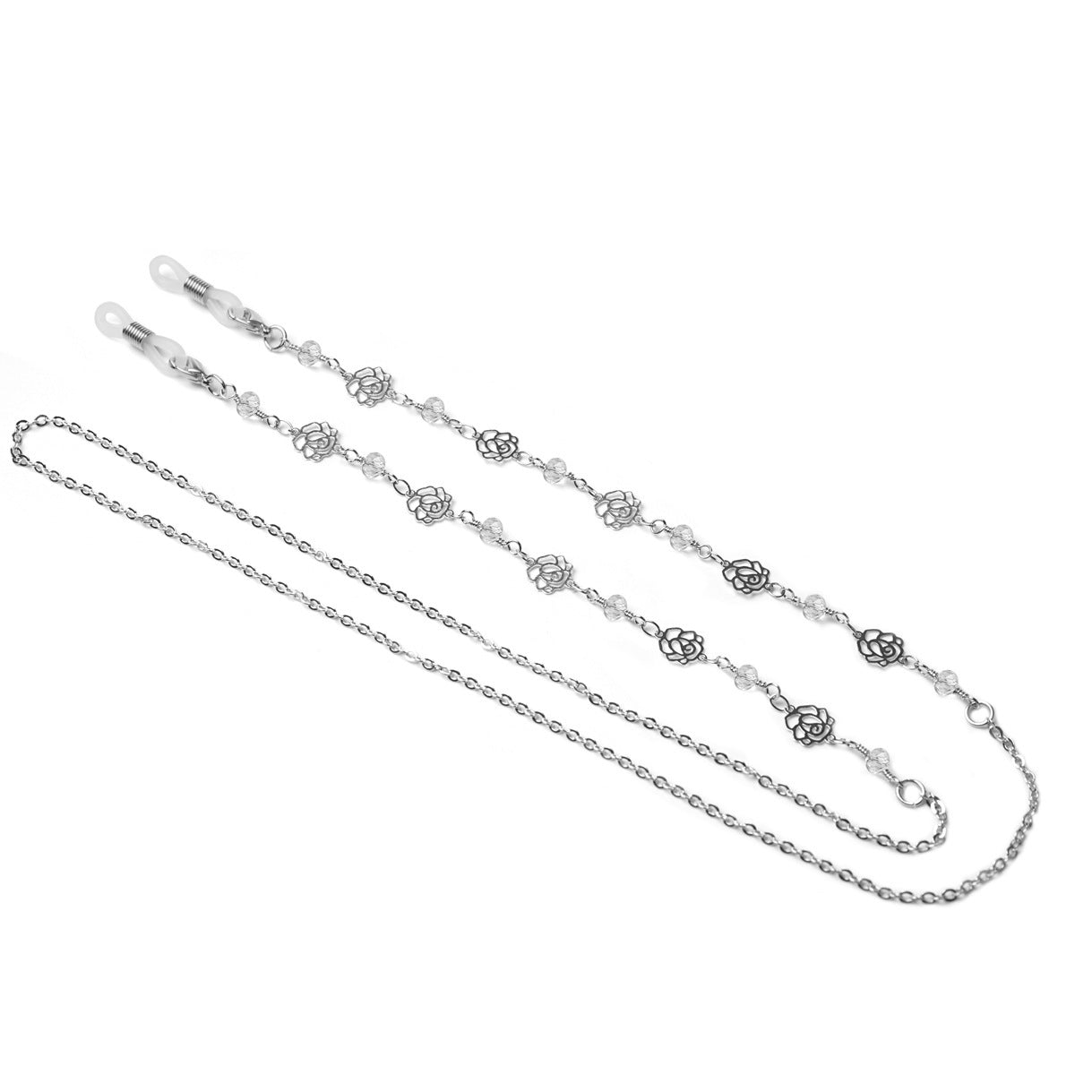 Modische Brillenhalterkette mit Blumen-Design Brehn