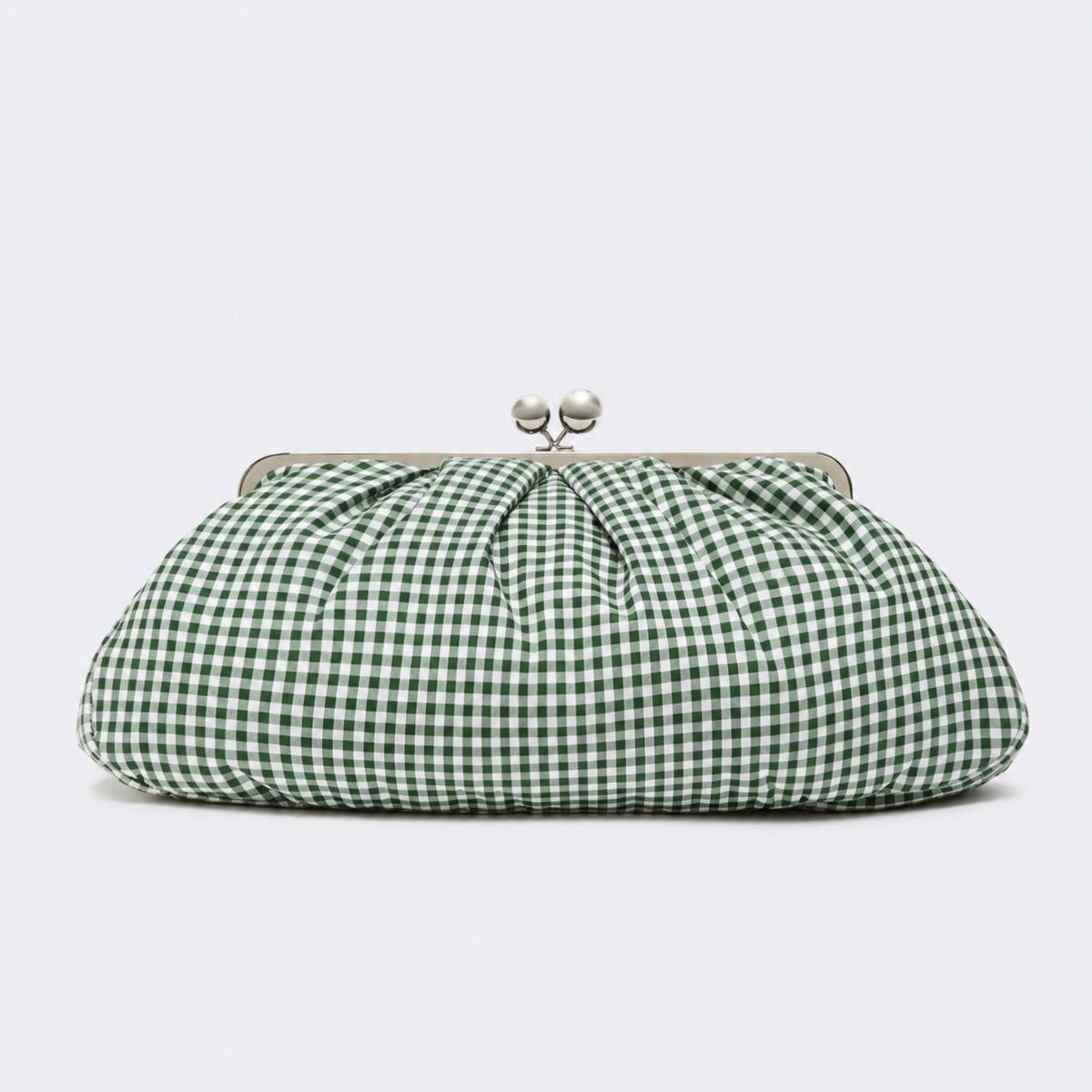 Geraffte Clutch-Tasche