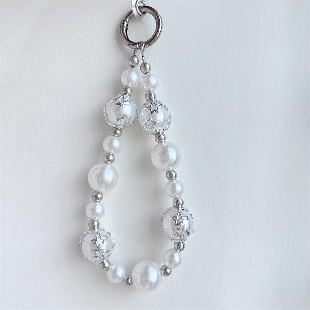 Eleganter Perlenverzierter Charm-Schlüsselanhänger Brehn