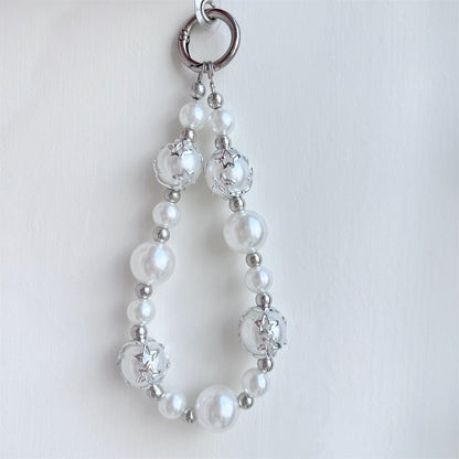 Eleganter Perlenverzierter Charm-Schlüsselanhänger Brehn