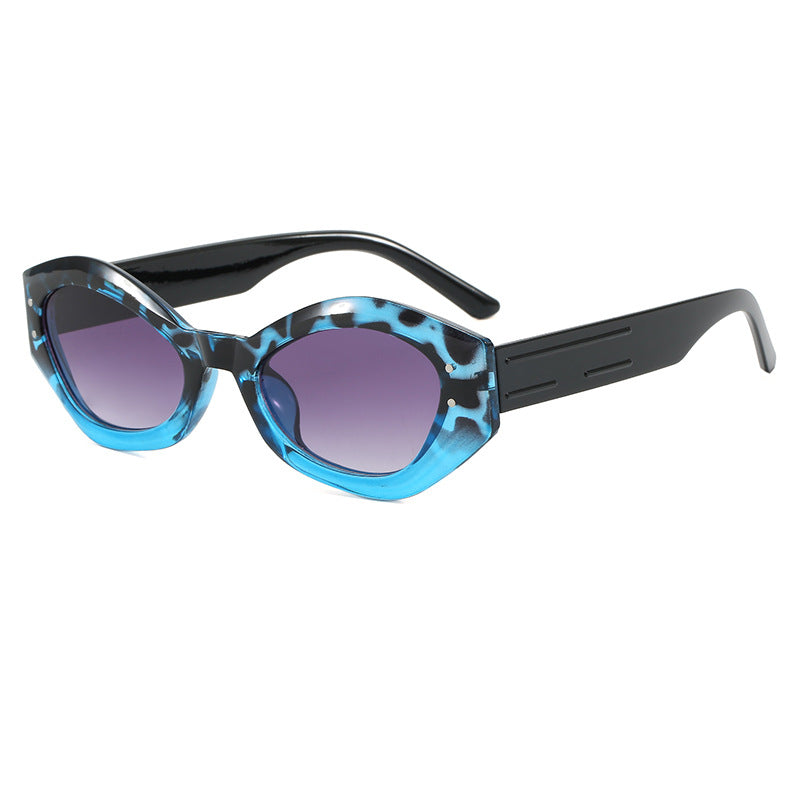 Damen Cat-Eye Sonnenbrille mit modernem Design und breitem Rahmen Brehn