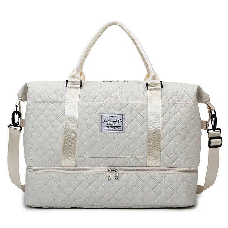 Stylische gesteppte Sport-Duffle-Tasche