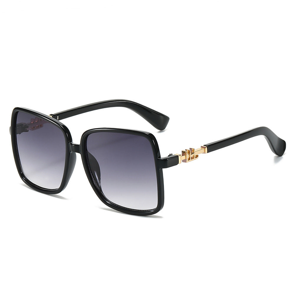 Damen Sonnenbrille mit großem Rahmen und Farbverlauf Brehn