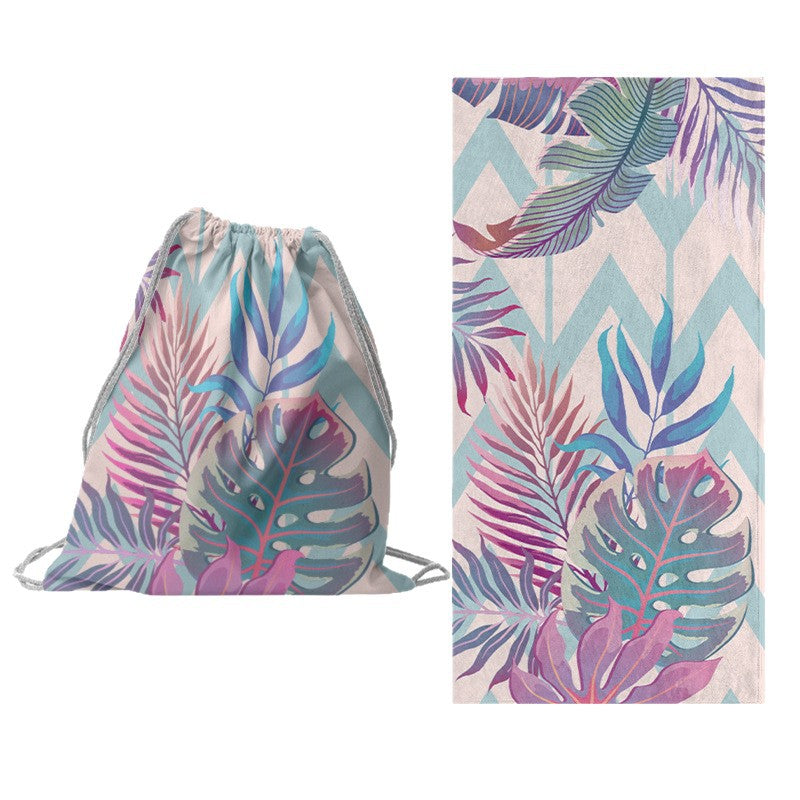 Multifunktionales Strandset mit Tragetasche und Handtuch Brehn