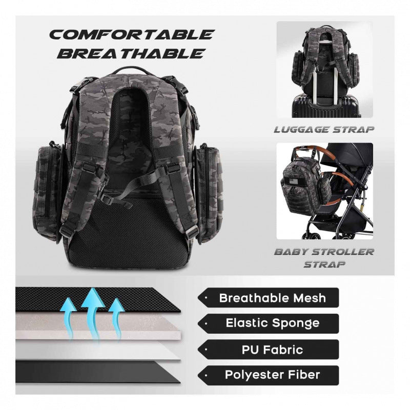 Taktischer Rucksack mit Multifunktionalen Fächern Brehn