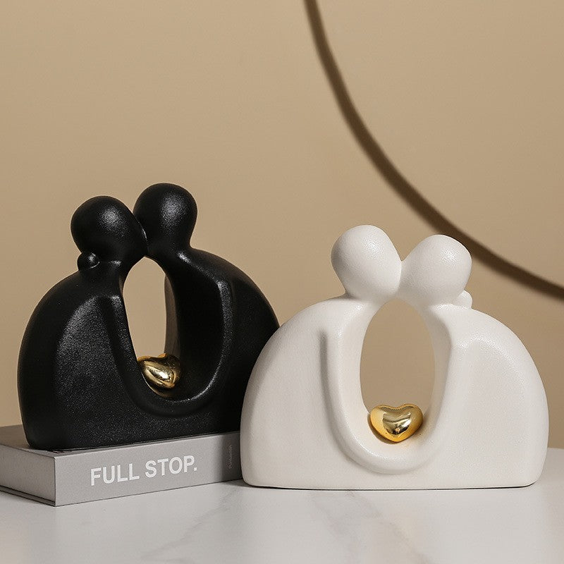 Moderne Familien-Skulptur Brehn