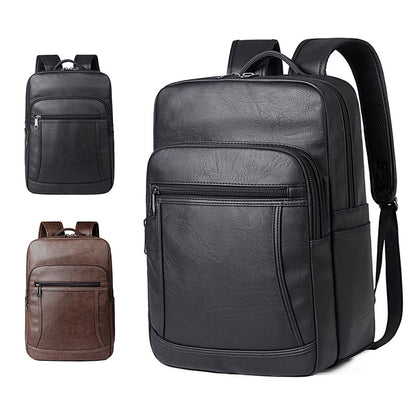 Eleganter Rucksack Aus Kunstleder mit Mehreren Fächern Brehn