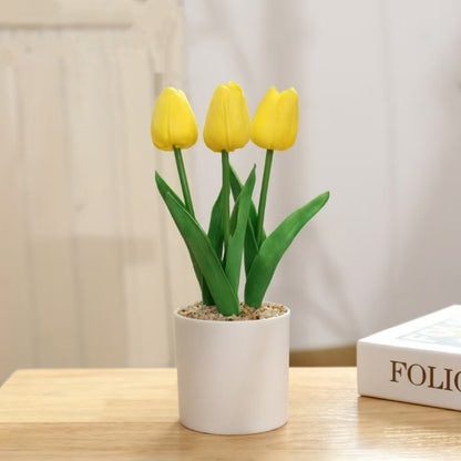 Realistisches Tulpenblumenarrangement
