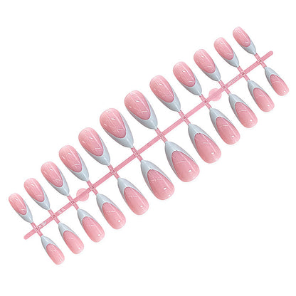 Elegante Stiletto Druck-Nagelspitzen Brehn